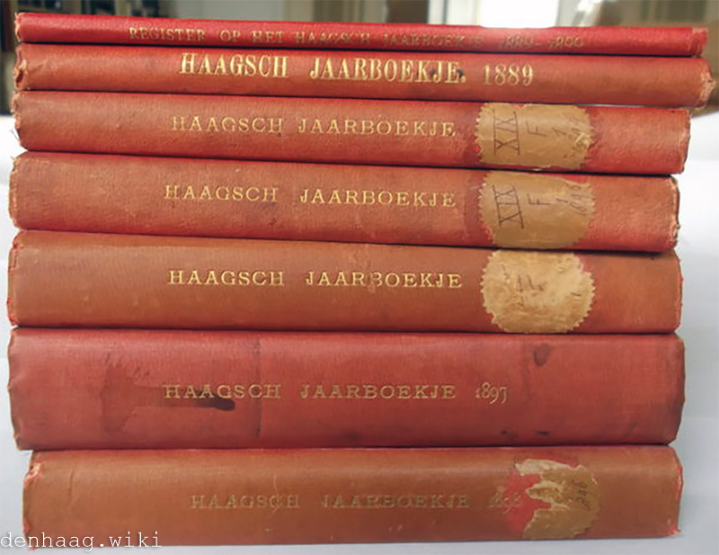 Cover of Die Haghe jaarboekjes