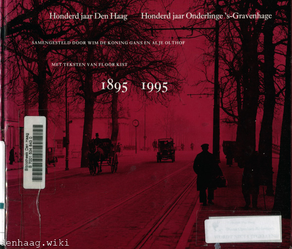 Cover of Honderd jaar Den Haag