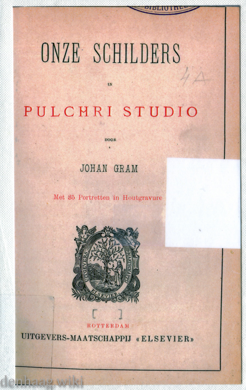 Cover of Onze schilders in Pulchri Studio
