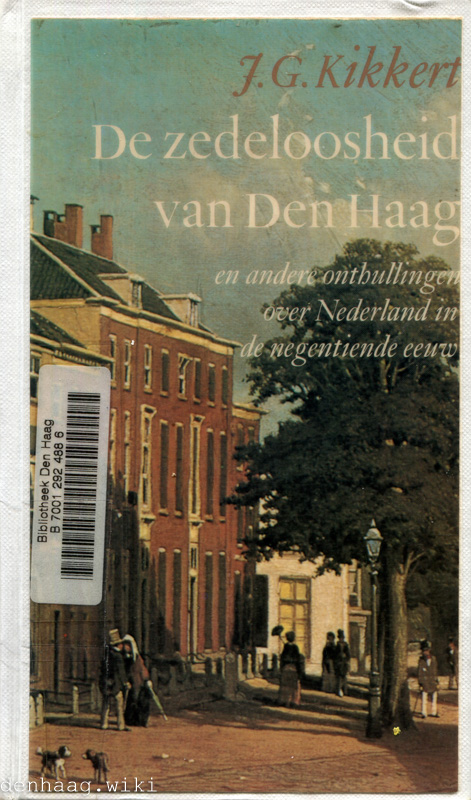 Cover of De zedeloosheid van Den Haag