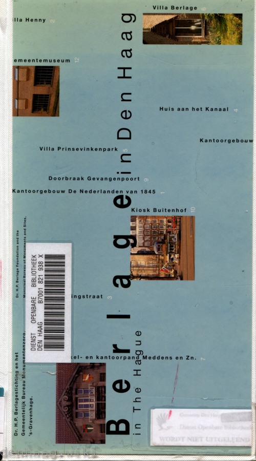 Cover of Berlage in Den Haag